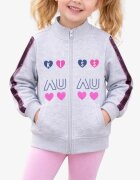 Chicco Girls Full-Zip Track Top Light Grey/Pink