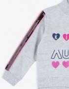 Chicco Girls Full-Zip Track Top Light Grey/Pink