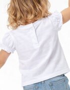 Chicco Girls Knitted Tee White Printed