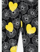 Chicco Girls Leggings Black/Yellow