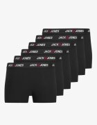 Jack & Jones Jaccorp Logo Boxer Briefs Black 6 Pack