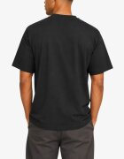 Jack & Jones Jcolido Aop Front Print Tee SS Crew Neck Black