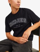 Jack & Jones Jjecaleb Varsity Tee SS O-Neck Noos Black