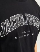 Jack & Jones Jjecaleb Varsity Tee SS O-Neck Noos Black