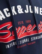 Jack & Jones JJelogo Sweat Hood 2 Col 24/25 Noos Navy