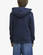 Jack & Jones Jjelogo Sweat Ziphood 2Col Noos JNR Navy