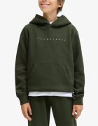 Jack & Jones Jjestar JJ Sweat Hood Noos JNR Green
