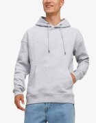 Jack & Jones Jjester Basic Sweat Hood Noos Light Grey Melange