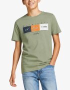 Jack & Jones Jorbrady Tee Ss Crew Neck Sn Jnr Oil Green