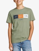Jack & Jones Jorbrady Tee Ss Crew Neck Sn Jnr Oil Green