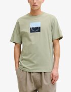 Jack & Jones Jorcatskills Square Branding Tee SSCN LN Green