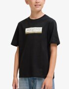 Jack & Jones Jorinwood Block Brend Tee Ss Cn Noos Jnr Black