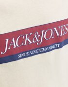 Jack & Jones Jorinwood Block Brend Tee Ss Cn Noos Jnr White