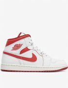 Nike Air Jordan 1 Mid Se Shoes White/Red