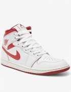 Nike Air Jordan 1 Mid Se Shoes White/Red