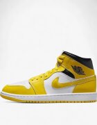 Nike Jordan 1 Mid Shoes White/Yellow