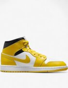 Nike Jordan 1 Mid Shoes White/Yellow