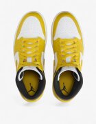 Nike Jordan 1 Mid Shoes White/Yellow