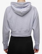 Puma Classics Relaxed Cropped Hoodie Grey