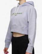 Puma Classics Relaxed Cropped Hoodie Grey