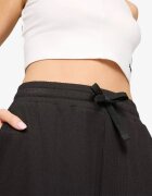 Puma Classics Ribbed Relaxed Pants W Black
