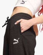 Puma Classics Ribbed Relaxed Pants W Black