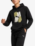 Puma Ess Graphic Hoodie Black