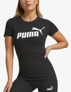 Puma Ess Slim Logo Tee Black/White