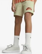 Puma Essentials+ Street Art Graphic Shorts Beige