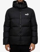 Puma Power Hooded Jacket Coat Black