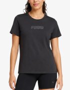 Puma Train Logo Short Sleeve Tee Black