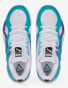 Puma Trc Blaze Court Basketball Shoes White/Deep Aqua