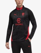 Puma x AC Milan 25 / 26 Training Quarter-Zip Top Blac/Red