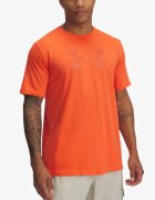 Under Armour Reflective Big Logo Ss Tee Orange
