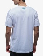 Under Armour Reflective Big Logo Ss Tee White/Blue
