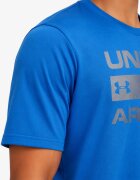 Under Armour Team Issue Wordmark Ss Men Tee Deep Blue