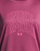 Under Armour Tech Varsity Graphic Tee Fuchsia