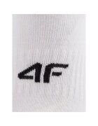 4F Детски спортни чорапи комплект 5 чифта бели 38-40