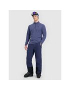 4F Hanorac sport fleece termoactiv bleumarin pentru barbati guler inalt croiala slim Син