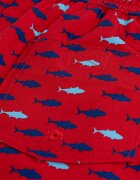Abercrombie & Fitch Плувни шорти с принт Светлочервен/Тъмносин