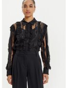 Access fashion Дамска риза 304937804 - Полиестер - Черна