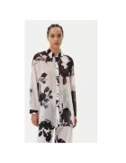 Access fashion Дамска риза 53-7025 - Рециклиран полиестер - Бяла/Черна - Бял/Черен