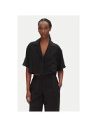Access fashion Дамска риза 53-7043 - Вискоза/Полиестер - SM INTL - Черна