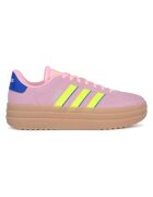 adidas Дамски кецове - естествена кожа - розови - подметка с платформа - спортен стил
