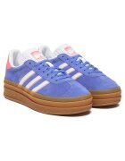 adidas Дамски кецове - естествена кожа - виолетови - платформа