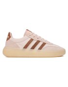 adidas Дамски кецове розови и кафяви - текстил и велур - система за закопчаване с връзки