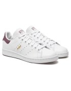 adidas Дамски кецове Stan Smith - естествена кожа - бял/лилав
