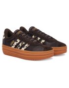 adidas Дамски кецове - текстил и велур - кафяви
