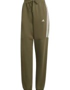 adidas Дамски спортен панталон каки - висока талия - джобове - рециклиран памук