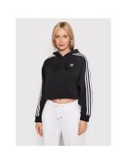 adidas Дамски спортен суичър /бял - с качулка